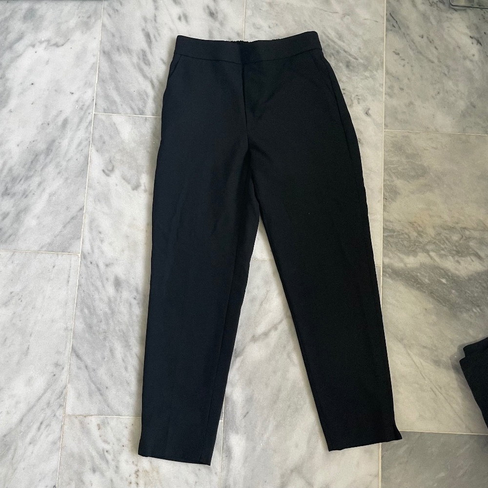 Banana Republic Navy Hayden Tapered Pants
